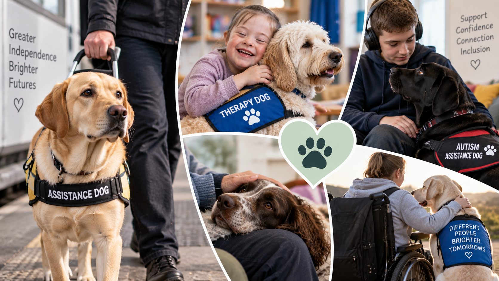 Photo for the article: More Than Companions: How Therapy and Assistance Animals Change Lives