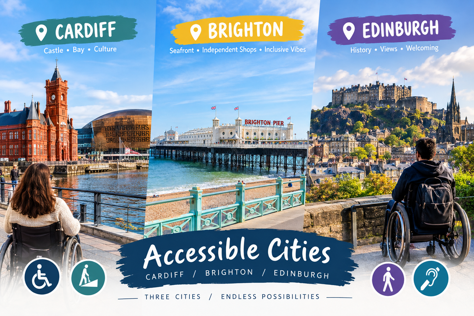 Photo for the article: Top 3 Accessible Cities in the UK