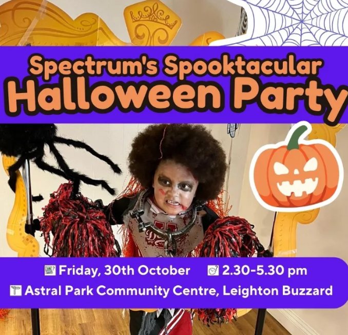 Poster for Spectrum's Halloween Party